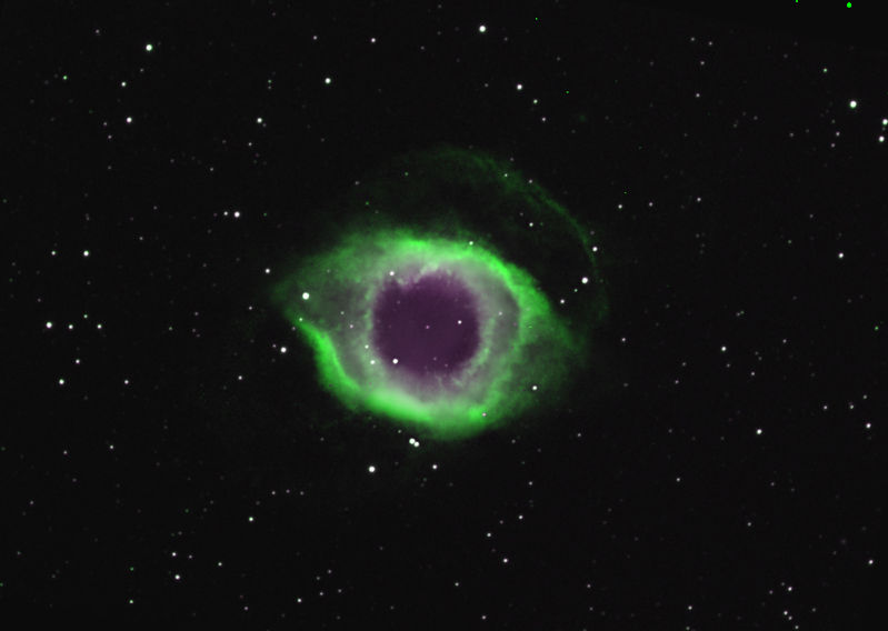 Helix Nebula
12x600 ha, 8x600 OIII
Link-words: Nebula