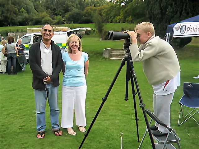 Various events., Jim chatting to the public 
Link-words: LocalArea HighElms2010