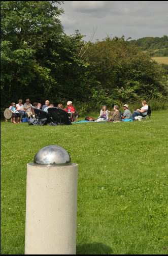 Solar System Otford 2012
A Walk around the Solar system and Picnic 2012
This is a model of the Sun 
For full information and an interactive map of the Otford Solar system, copy and paste this link into your browser:
https://www.otford.org/solarsystem/
Link-words: LocalArea Picnics2012