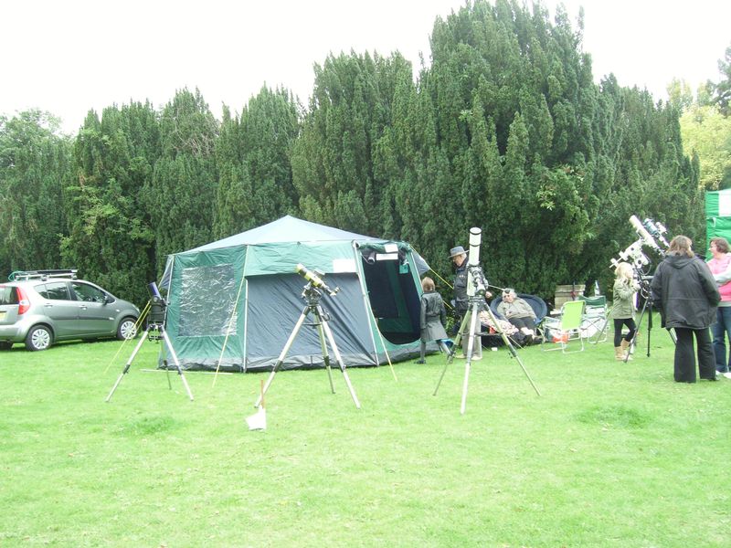 High Elms 26.9.2010 our tent and scopes 
High Elms Open Day 26th September 2010
Link-words: Outreach Observing LocalArea HighElms2010