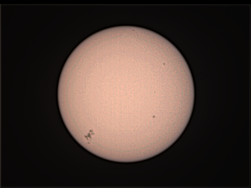 Big sunspot zone after the aurora display last night 11 May 2024
Taken at the same time as the closeup
