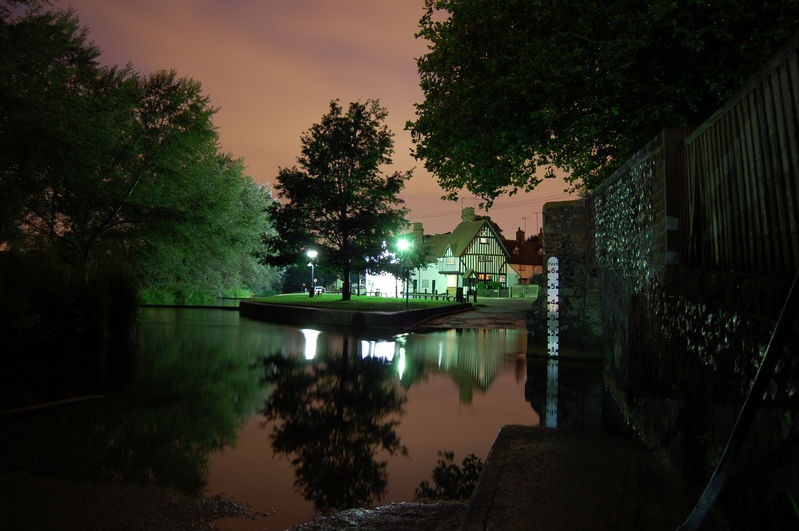 Light Pollution in Eynsford
This image is to highlight the light pollution in my local area, looking up towards the clouds, the pollution is created by a Golf driving range in Swanley...... makes stargazing a little more of a challenge in my neck of the woods. 
