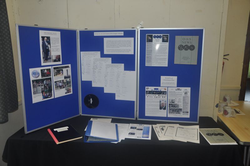 OAS 40th Anniversary Event 16-10-2021, Display of historical material and TOASTs
Link-words: Celebration2021