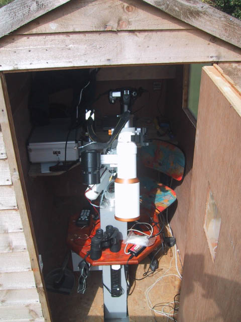 Astroshed-Pier & Scopes mounted
