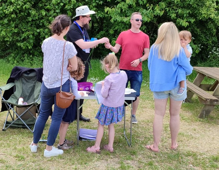 Visitors to the OAS Marquee
Link-words: LocalArea Lullingstone2023