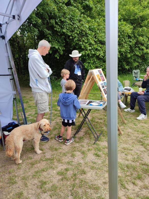 Visitors to the OAS Marquee
Link-words: LocalArea Lullingstone2023