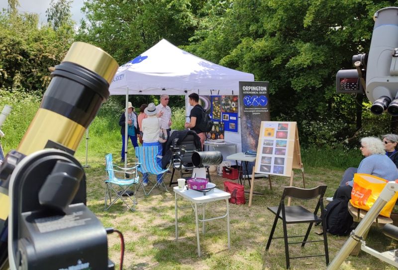 Solarscope by the OAS Marquee
Link-words: LocalArea Lullingstone2023