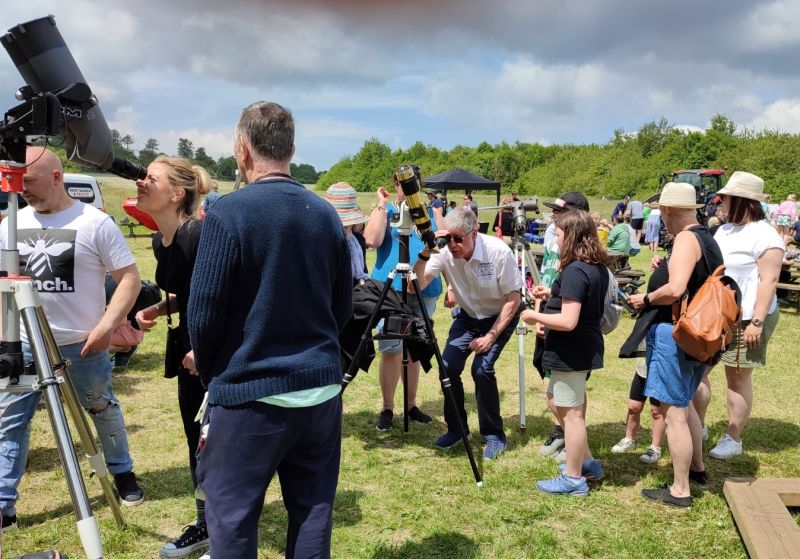 Public Solar Viewing at Lullingstone
Link-words: LocalArea Lullingstone2023