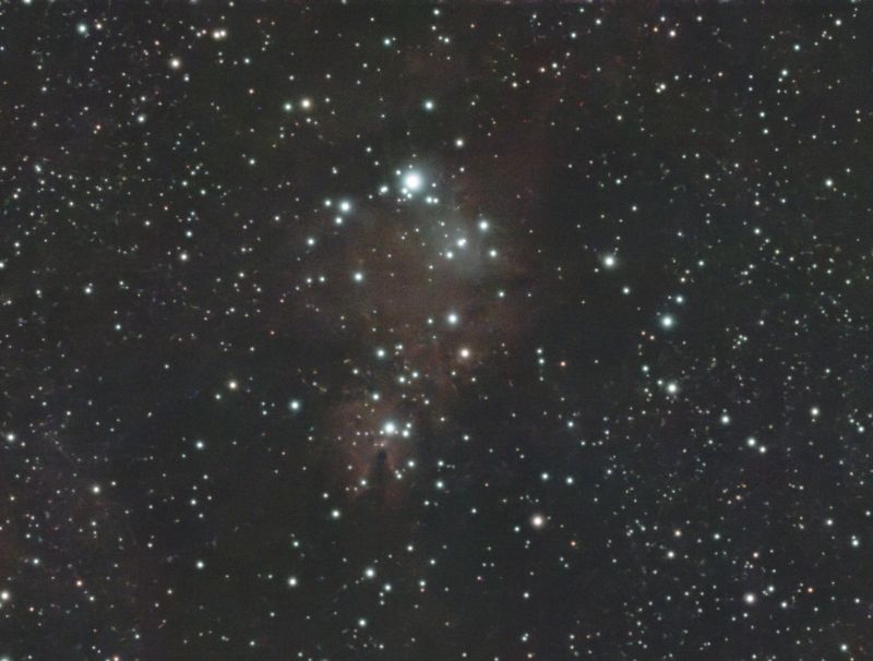 Cone Nebula (Christmas Tree Nebula above)
Cone Nebula 7LYs in length in Monoceros
Link-words: Cone Nebula Christmas Tree Nebula