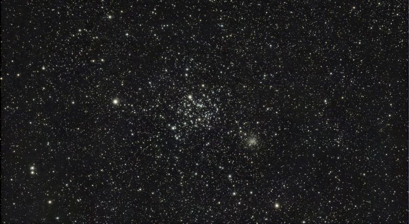 M35 and NGC 2158
M35 in Gemini with the lovely NGC 2158 (situated at 16:00 to M35)
