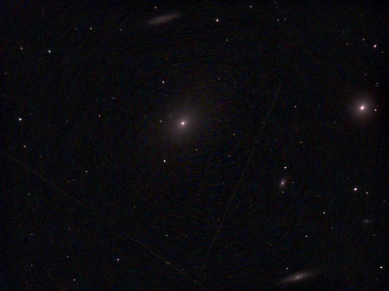 M86 & M84
Markarian chain in Virgo - Lenticular Galaxy - Unistellar Equinox 1

