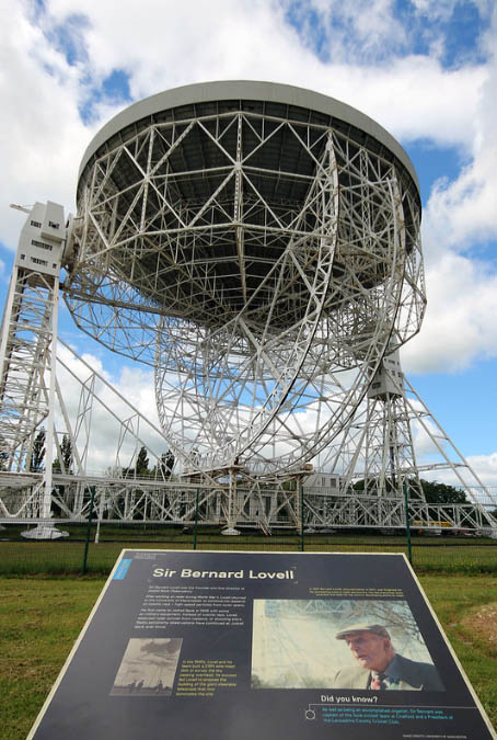 Jodrell Bank and tribute to Sir Bernard Lovell 
Photo taken on OAS trip on 15/6/2013 #Photo taken by Kylee 
Link-words: JodrellBank2013 UKPlaces