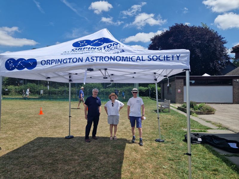 Starbeque 2025
OAS Gazebo set up with Roy, Ruth and Andrew
Link-words: OAS Starbeque 2025