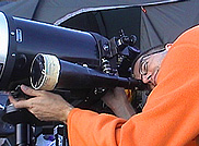 Looking through a scope