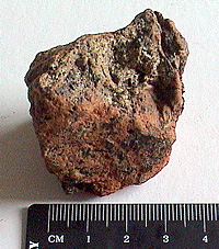 A fragment of brick