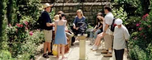 OAS members in the Herschels garden