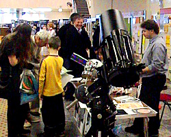 Telescopes on the OAS stand