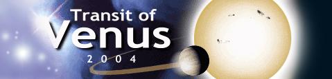 Transit of Venus banner